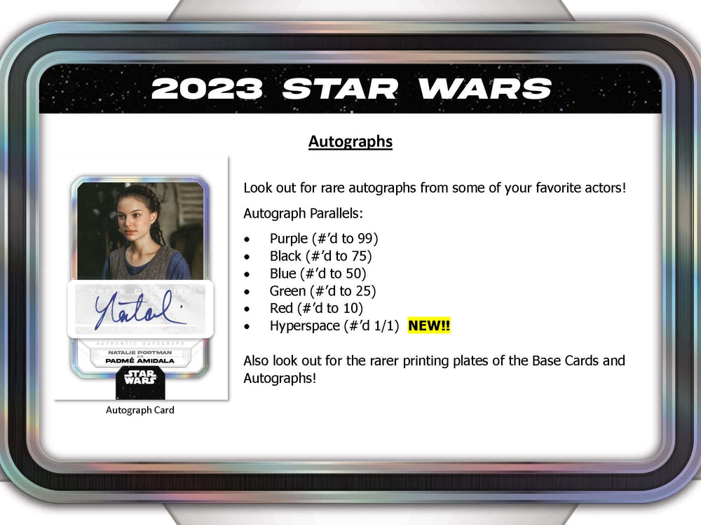 2023 Topps Star Wars Hobby Super Box