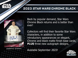 2023 Topps Star Wars Chrome Black Hobby Box