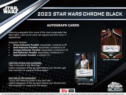 2023 Topps Star Wars Chrome Black Hobby Box