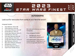 2023 Topps Star Wars Finest Hobby Master Box