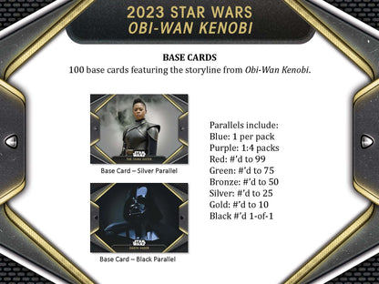 2023 Topps Star Wars Obi-Wan Kenobi Collectors Hobby Box with 2 Tins