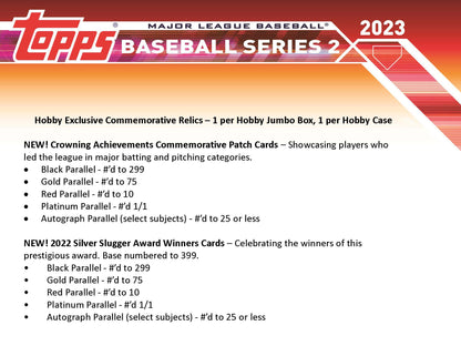 2023 Topps Baseball Series 2 Jumbo HTA Card Box