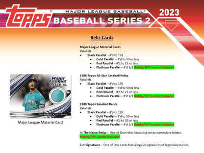 2023 Topps Baseball Series 2 Jumbo HTA Card Box
