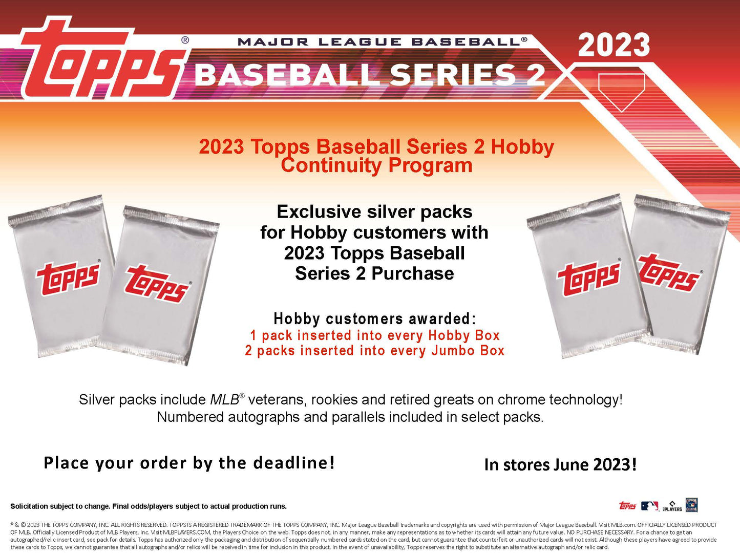 2023 Topps Baseball Series 2 Jumbo HTA Card Box
