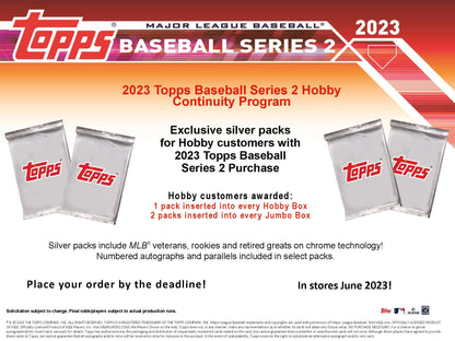 2023 Topps Baseball Series 2 Jumbo HTA Card Box