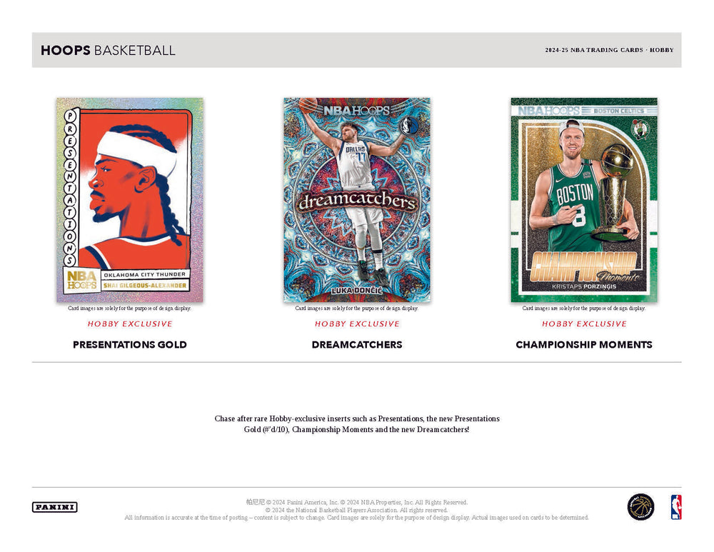 2024-25 Panini Hoops Basketball Hobby Box