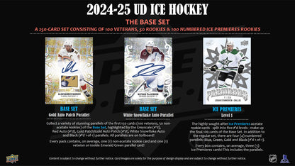 2024-25 Upper Deck NHL Ice Hockey Hobby Box
