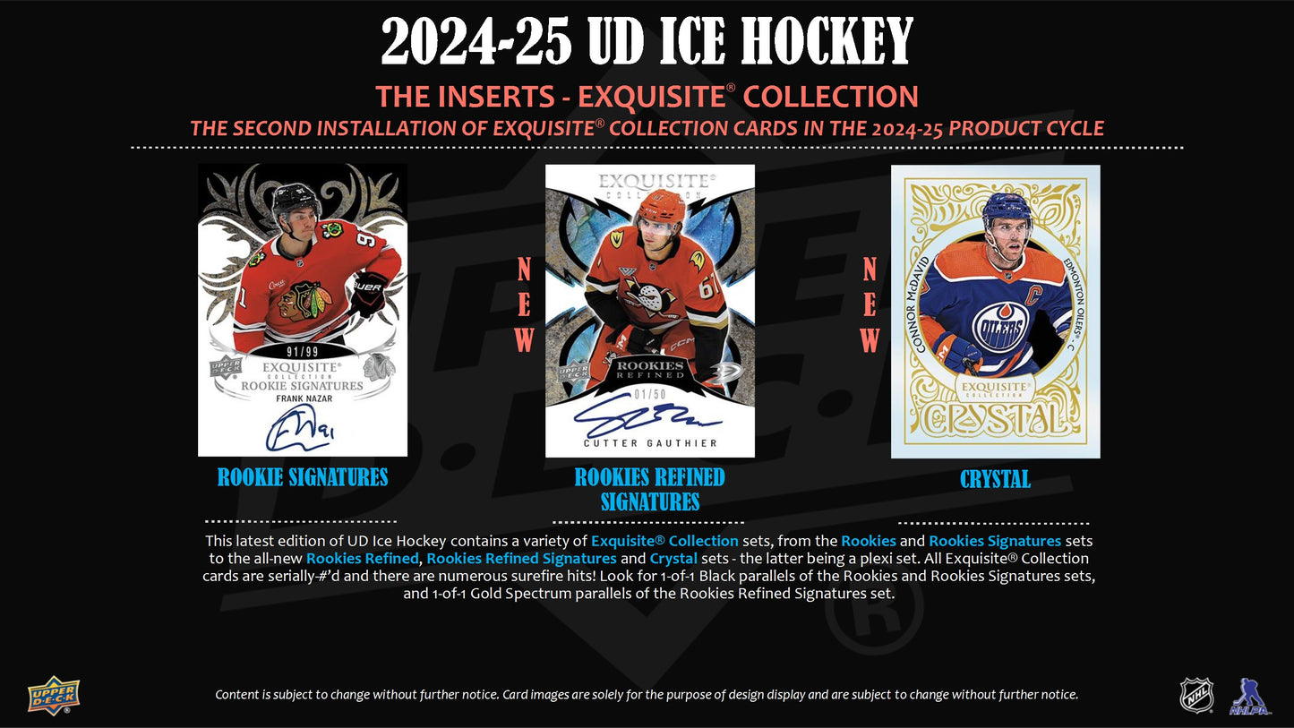 2024-25 Upper Deck NHL Ice Hockey Hobby Box