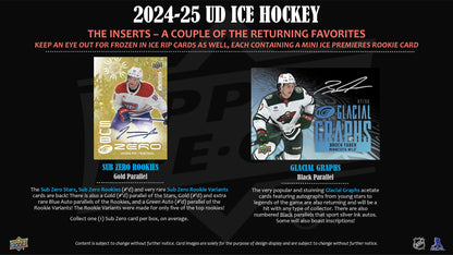 2024-25 Upper Deck NHL Ice Hockey Hobby Box
