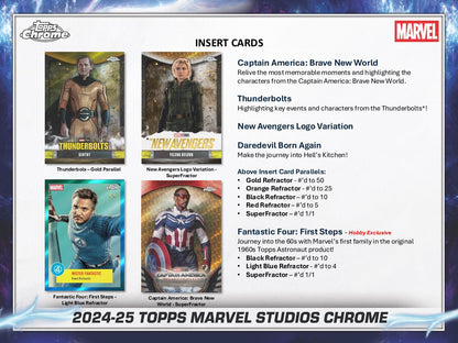 2025 Topps Marvel Studios Chrome Value Box
