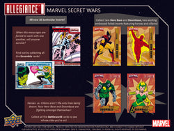 2024 UD Marvel Allegiance Secret Wars Hobby Box