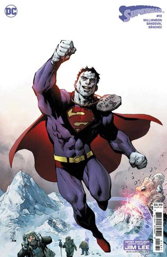 Superman #13 Cover E Jim Lee Artist Spotlight Card Stock Variant (House Of Brainiac)