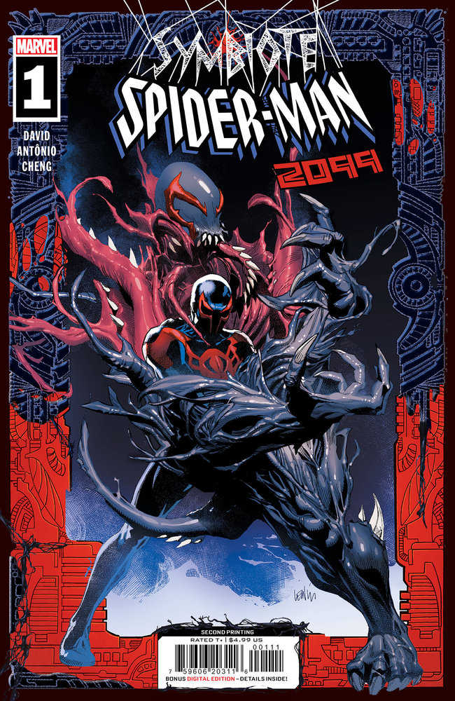 Symbiote Spider-Man 2099 #1 (Of 5) 2nd Print Leinil Yu Variant