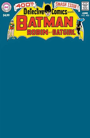 Detective Comics #400 Facsimile Edition Cover C Blank Variant