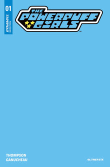Powerpuff Girls #1 Cover T Blue Blank Authentix