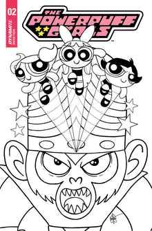 Powerpuff Girls #2 Cover L 7 Copy Foc Variant Edition Haeser Line Art