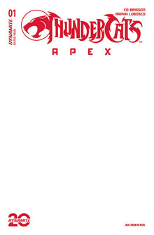 Thundercats Apex #1 Cover H Blank Authentix