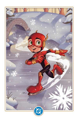 Flash #16 Cover D Chrissie Zullo DC Winter Wonderland Card Stock Variant