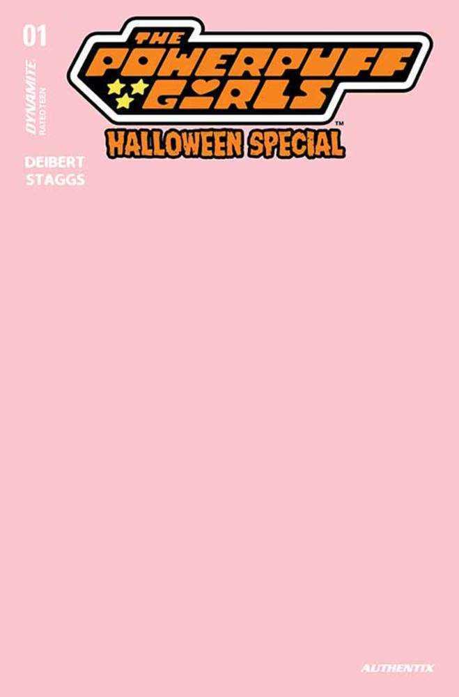 Powerpuff Girls Halloween Sp One Shot Cover N Pink Blank