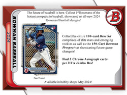 2024 Topps Bowman Baseball HTA Jumbo Pack