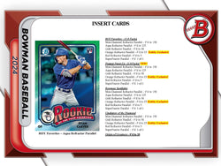 2024 Topps Bowman Baseball Hobby Box