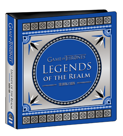 lotr card binder 2024 Rittenhouse Game of Thrones Legends of the Realm Album Binder P1 – Digital Heroes