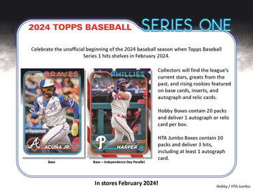 2024 Topps Baseball Series 1 Hobby Card Pack