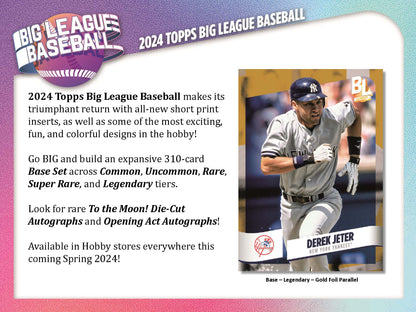 2024 Topps Big League Baseball Hobby Card Box