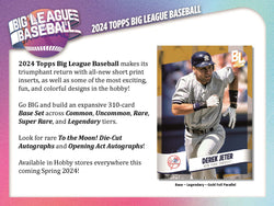 2024 Topps Big League Baseball Hobby Card Pack