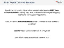 2024 Topps Chrome Baseball Hobby Value Box
