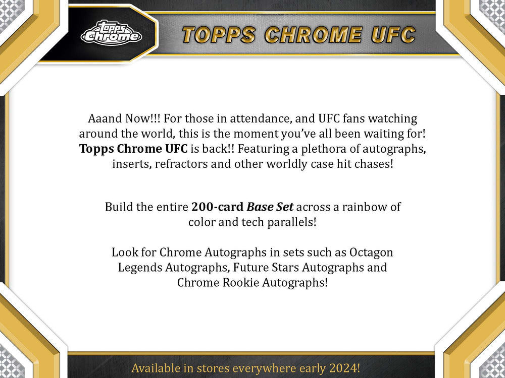 2024 Topps UFC Chrome Value Box