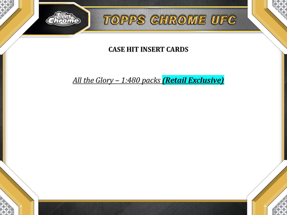 2024 Topps UFC Chrome Value Box