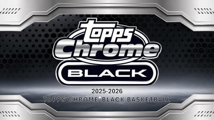 2025-26 Topps Chrome Black Basketball Hobby Box