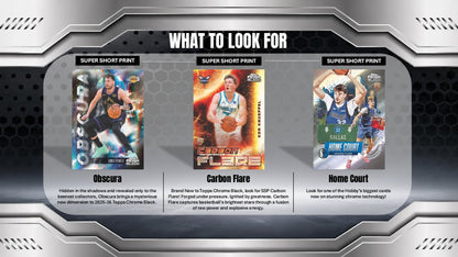 2025-26 Topps Chrome Black Basketball Hobby Box