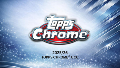 2025-26 Topps Chrome UEFA Club Competitions Soccer Mega Box
