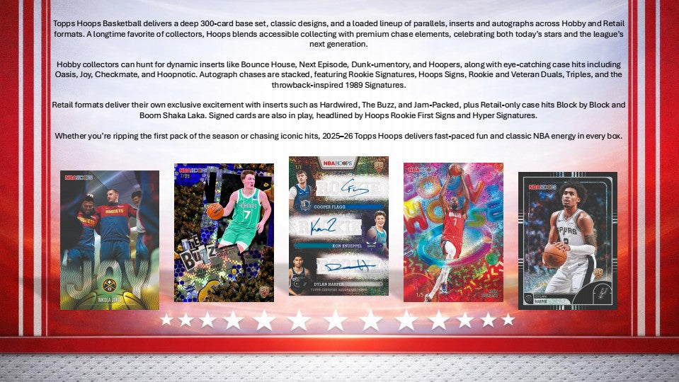 2025-26 Topps Hoops Basketball Value Box
