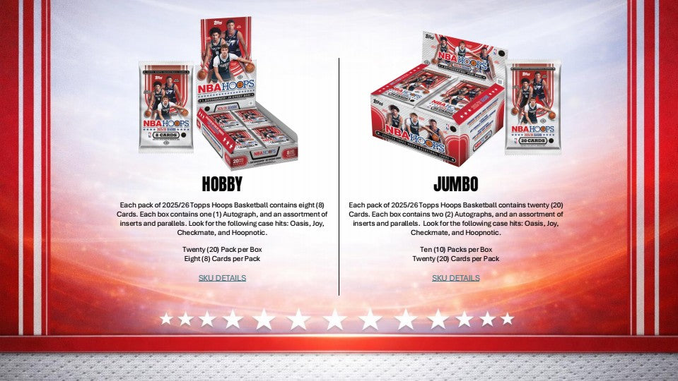 2025-26 Topps Hoops Basketball Value Box