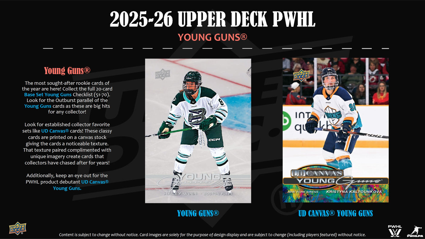2025-26 Upper Deck PWHL Blaster Box