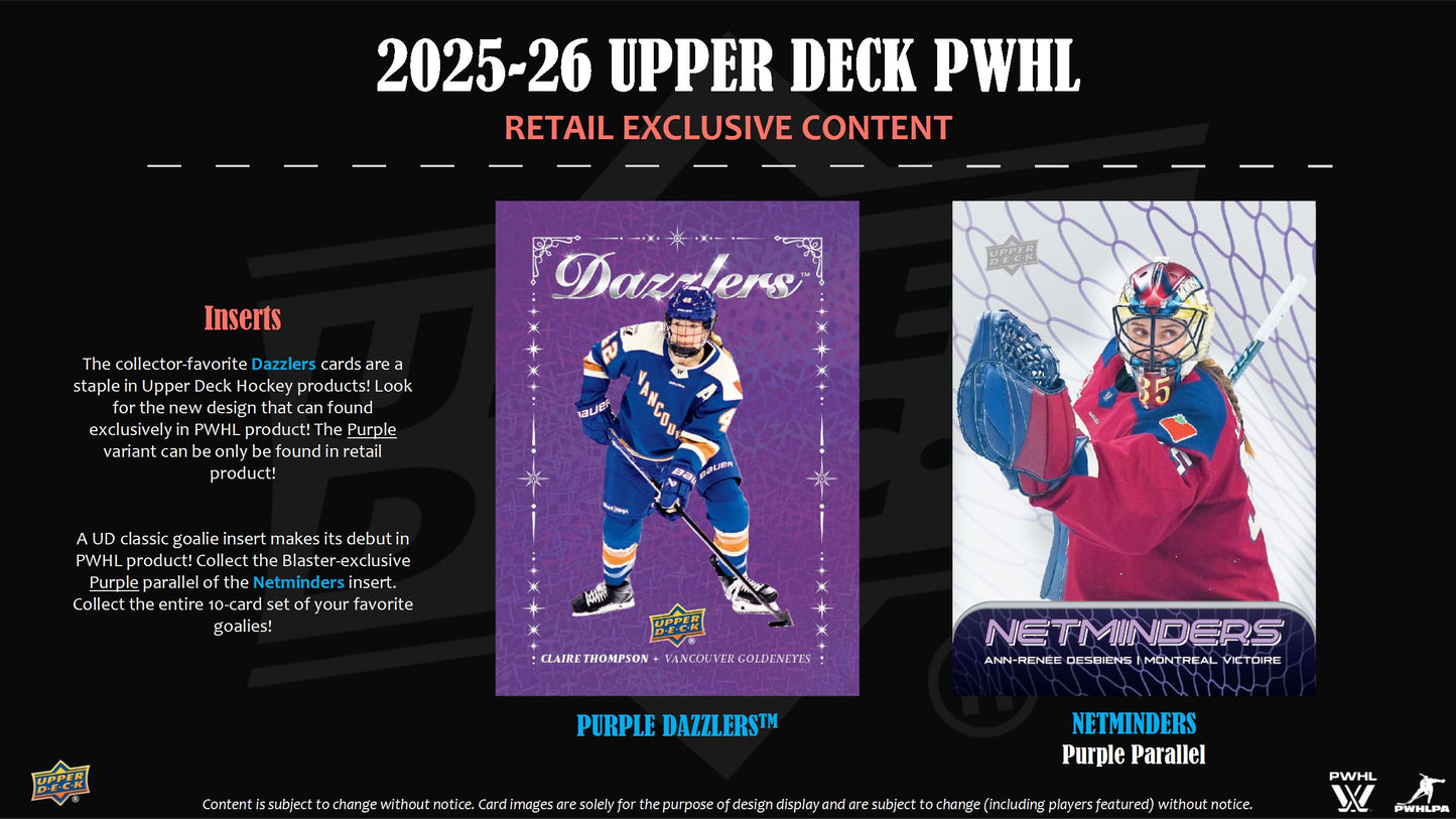2025-26 Upper Deck PWHL Blaster Box