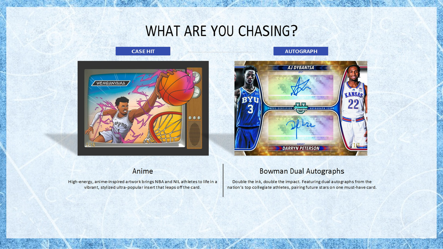 2025-26 Topps Bowman Basketball Hobby Jumbo Box