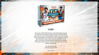 2025-26 Bowman University Best Basketball Hobby Box