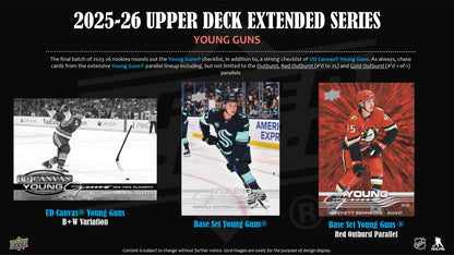 2025-26 Upper Deck Extended Series Hockey Hobby Box