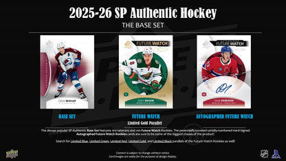 2025-26 Upper Deck SP Hockey Hobby Box