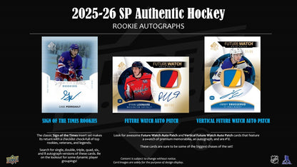 2025-26 Upper Deck SP Hockey Hobby Box