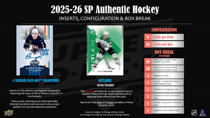 2025-26 Upper Deck SP Hockey Hobby Box