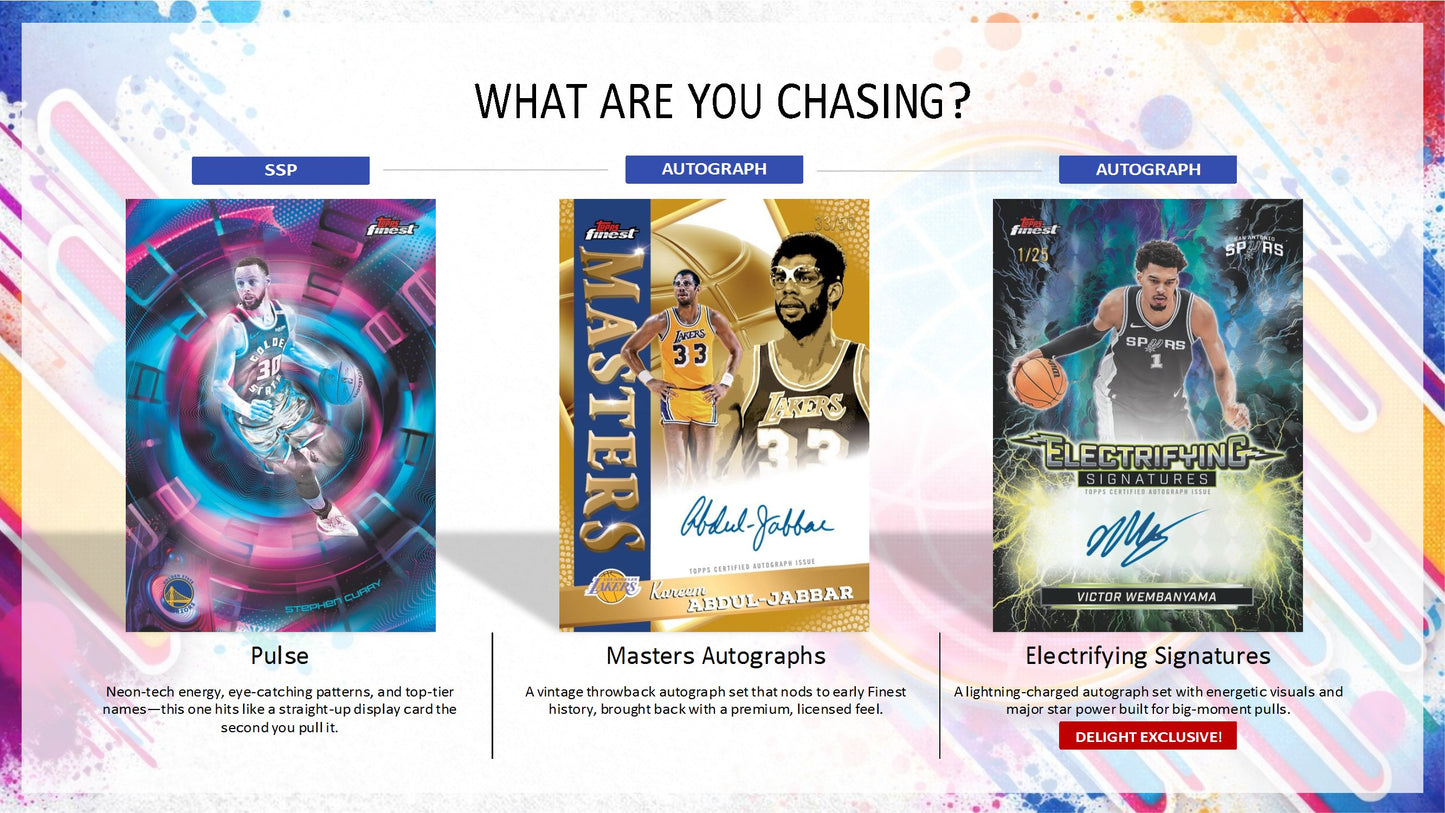 2025-26 Topps Finest NBA Basketball Hobby Box