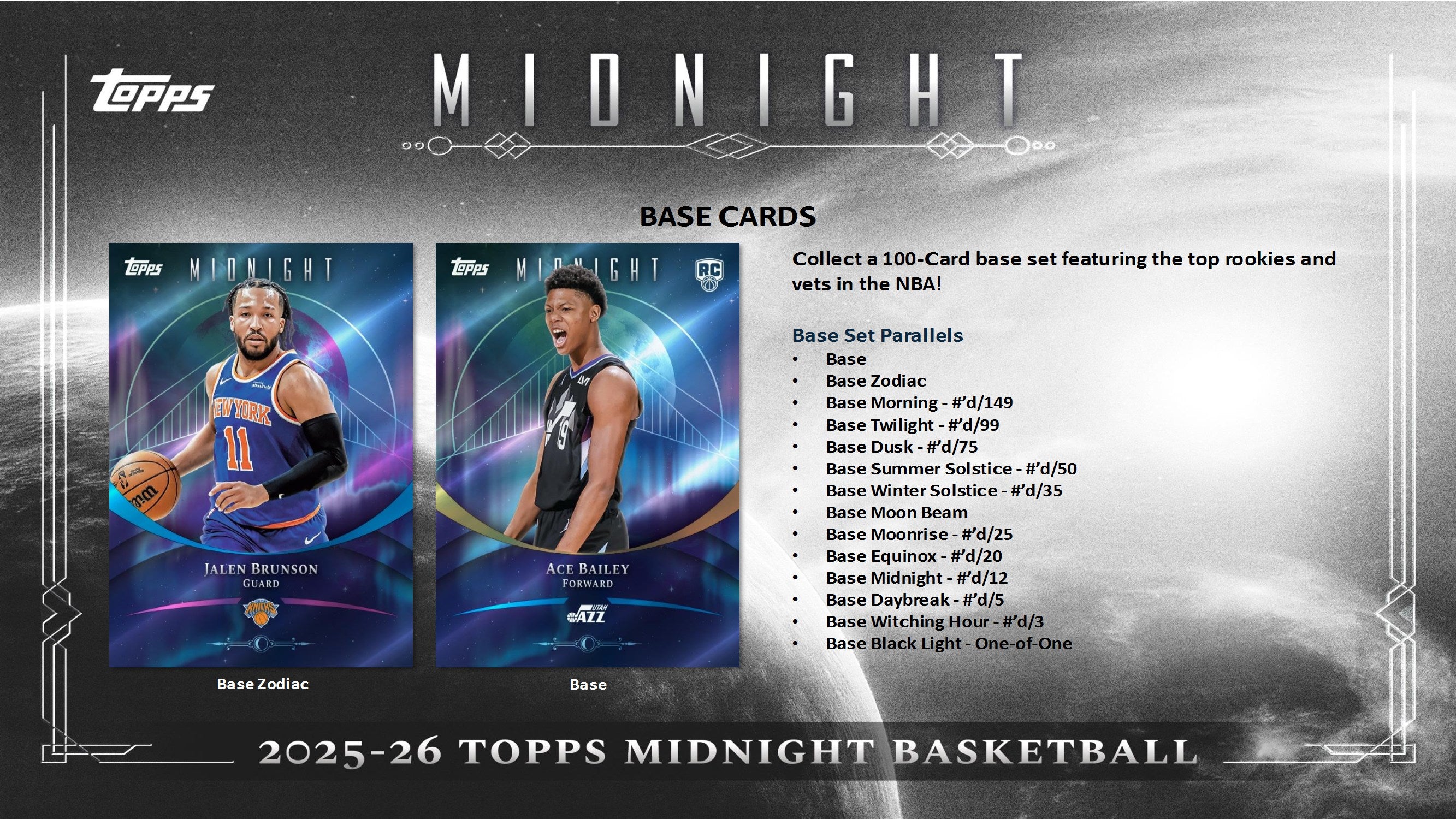 2025-26 Topps Midnight Basketball Hobby Box – Digital Heroes