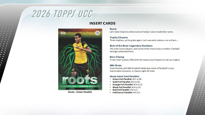2025-26 Topps UEFA Club Competitions Soccer Hobby Box