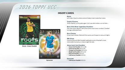 2025-26 Topps UEFA Club Competitions Soccer Value Box