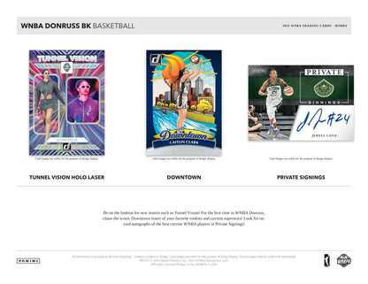 2025 Panini Donruss WNBA Basketball Mega Box